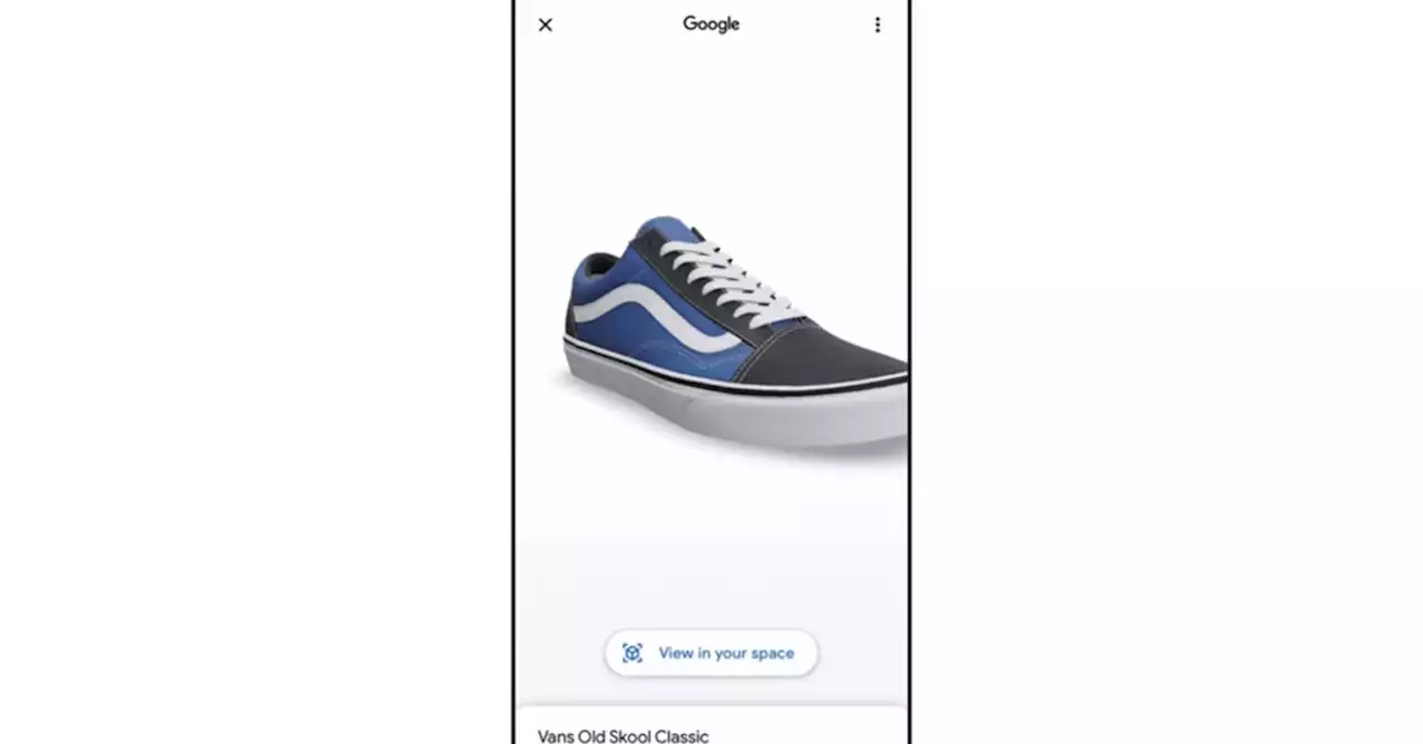 Google search now displays 360-degree views of sneakers when shopping