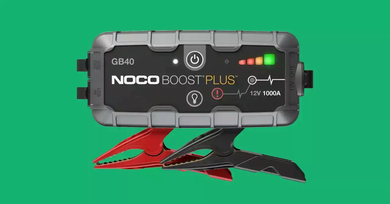 This Portable Car Battery Booster Is a Roadside Lifesaver