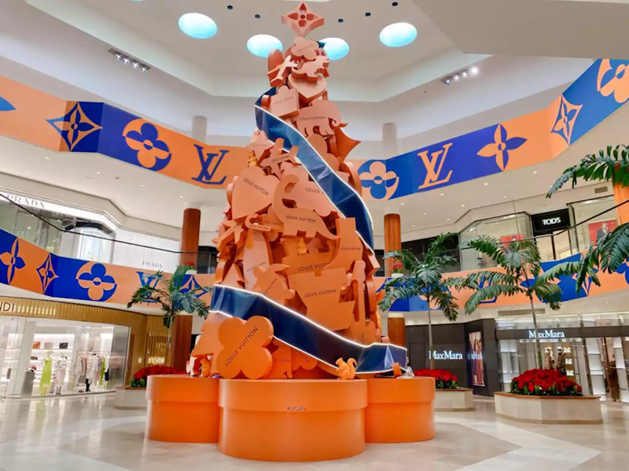 Louis Vuitton Decks the Holiday Tree at South Coast Plaza