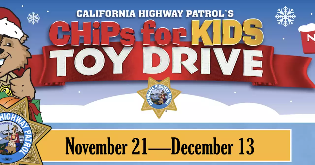 California Highway Patrol's annual 'CHiPs for Kids' toy drive begins Monday