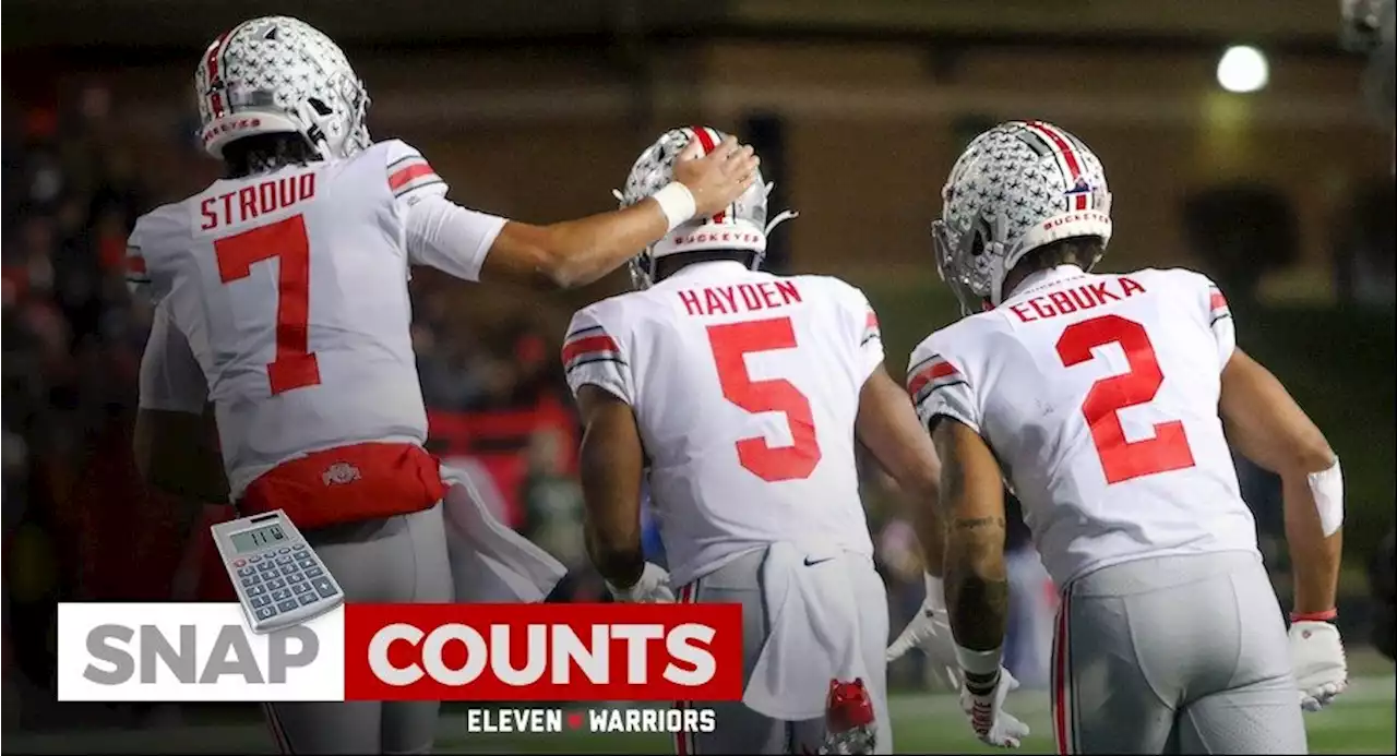 Snap Counts: 10 Different Buckeyes Play 75 Snaps As 53 Total Ohio State Players See Action in Four-Quarter Battle with Maryland