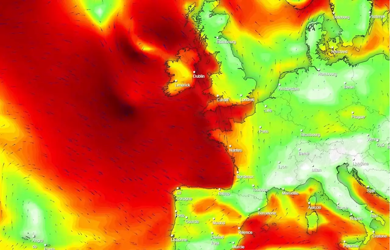 Alerte aux vents et aux inondations sur le littoral atlantique et la Corse