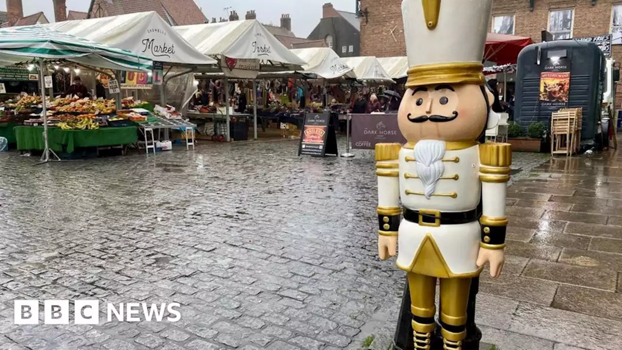 York: Nutcracker Christmas trail figure dumped in river