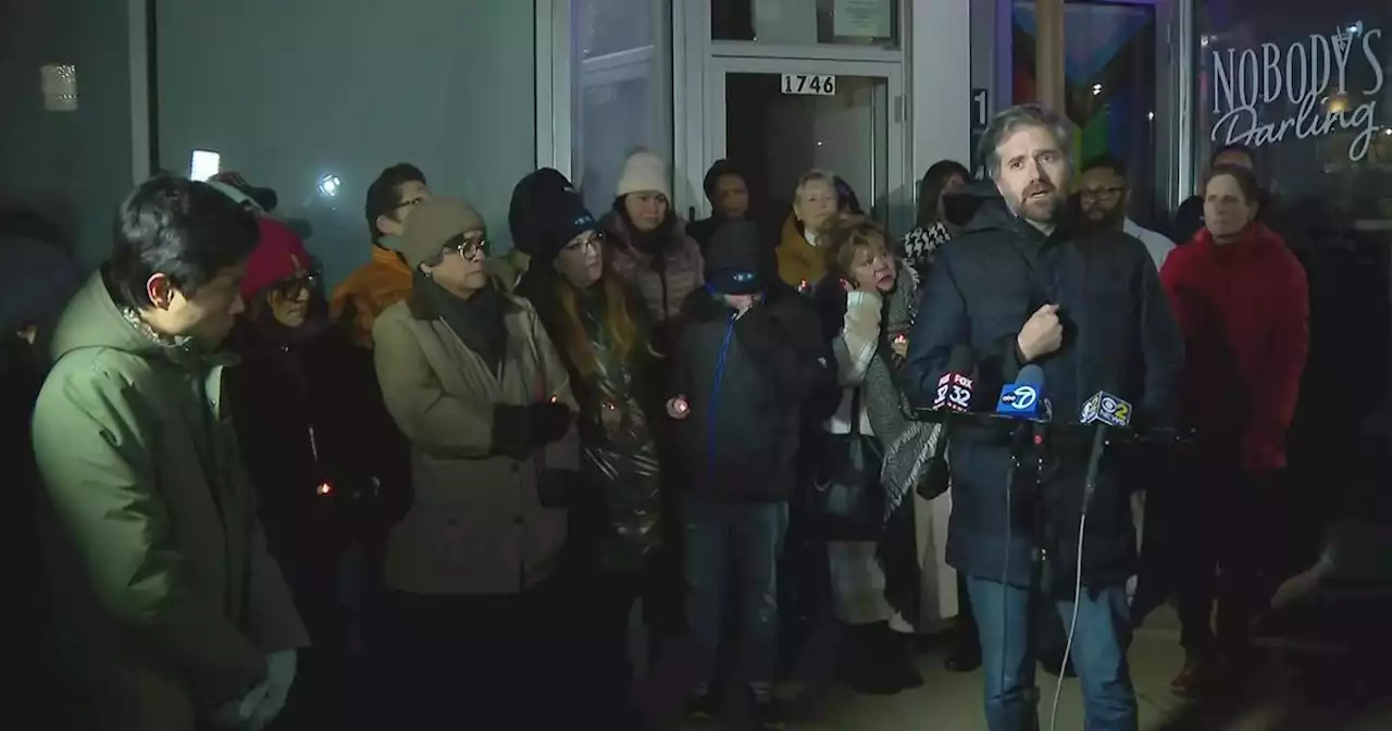 Chicagoans hold vigil for victims of mass shooting at LGBTQ night club in Colorado