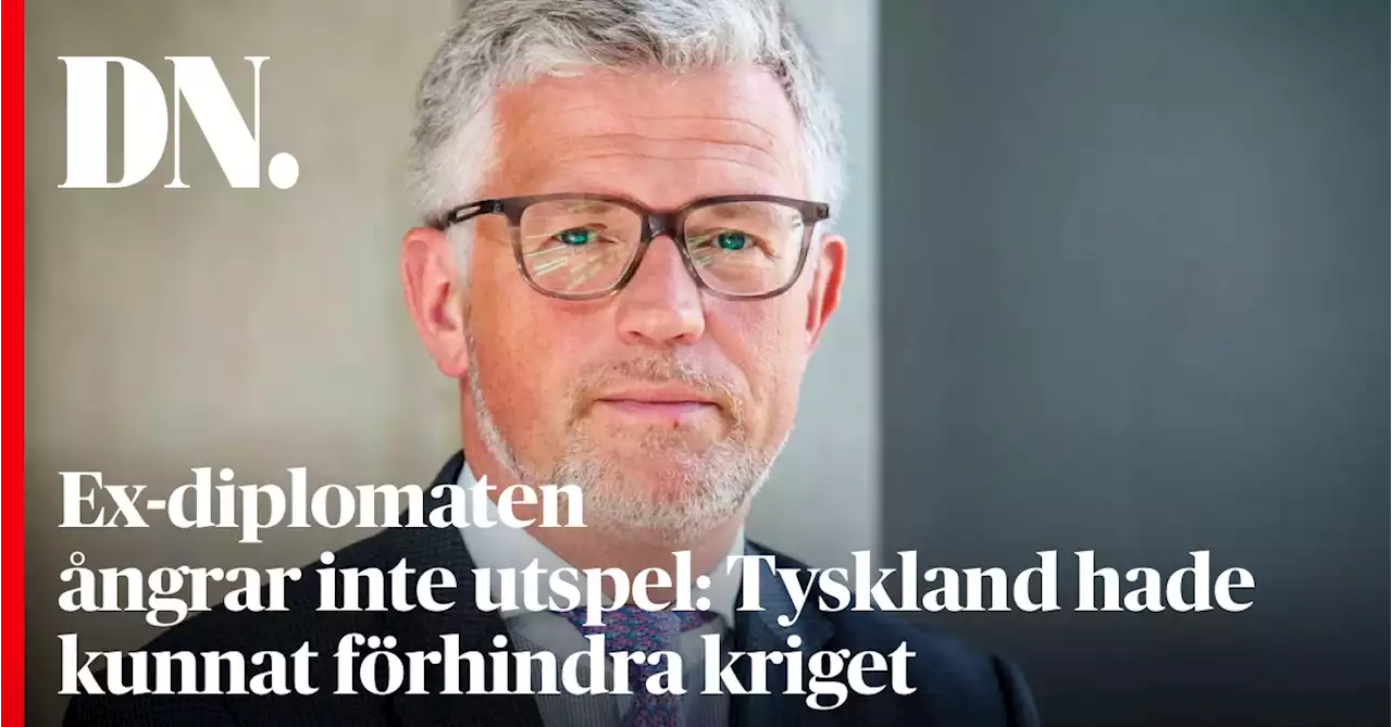 Ex-diplomaten ångrar inte utspel: Tyskland hade kunnat förhindra kriget