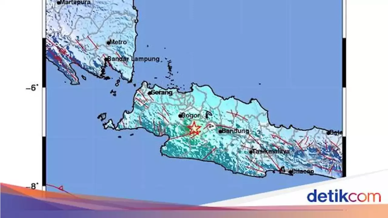 Ini Titik Gempa M 5 6 Cianjur Yang Terasa Kuat Di Jakarta