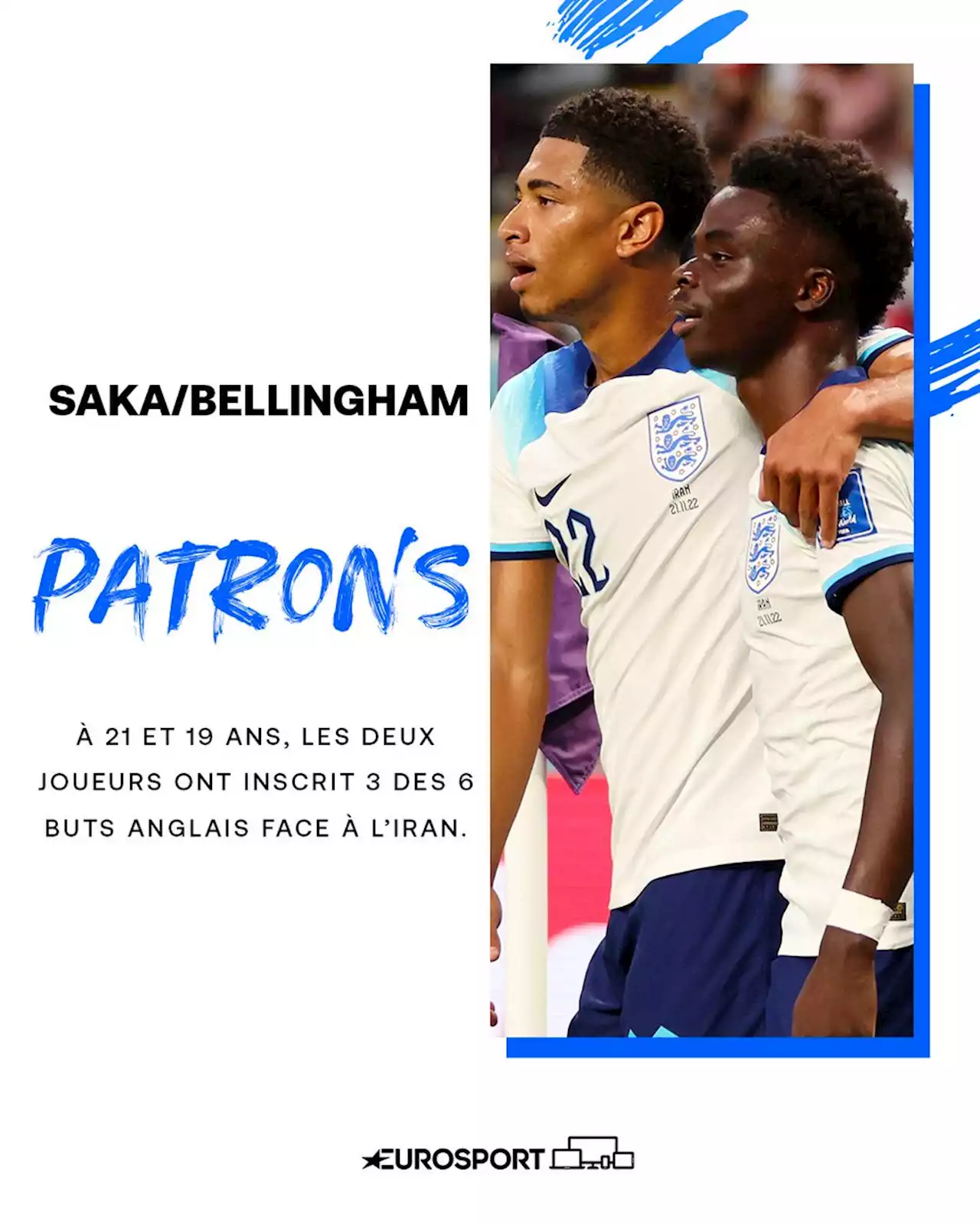 COUPE DU MONDE | ANGLETERRE - IRAN | Bellingham - Saka, le présent et le futur de l'Angleterre