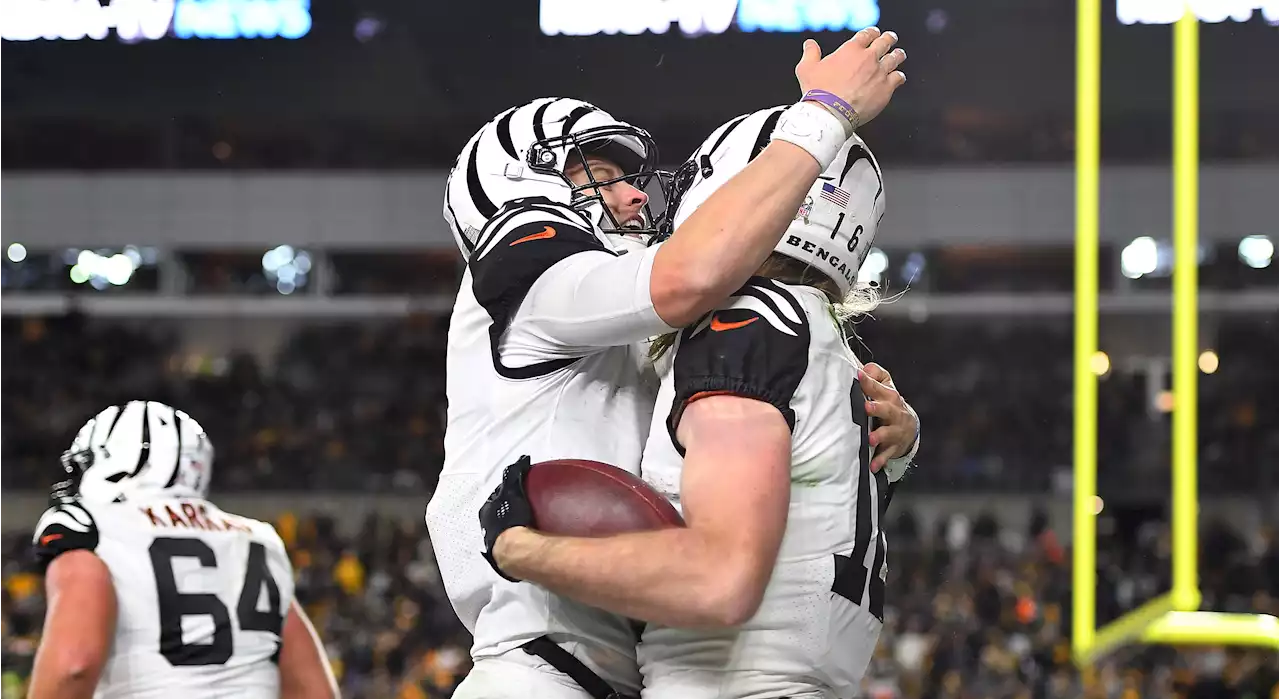 Bengals hold off Steelers; Joe Burrow finds Samaje Perine for three touchdowns