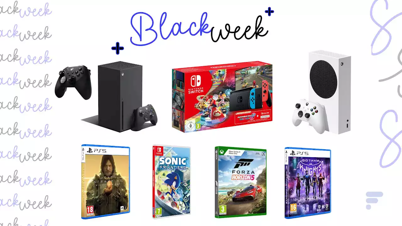 Le Black Friday, ça concerne aussi les consoles et les jeux vidéo : voici les meilleures offres