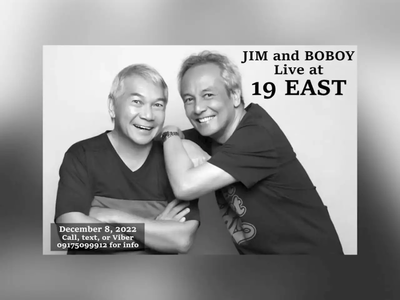 Boboy Garrovillo and Jim Paredes to hold first show after Danny Javier's death