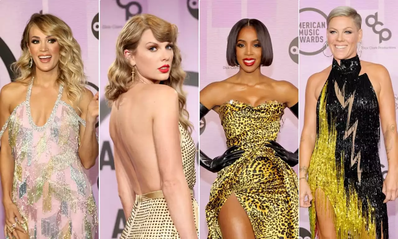 The most show-stopping looks from the 2022 American Music Awards red carpet