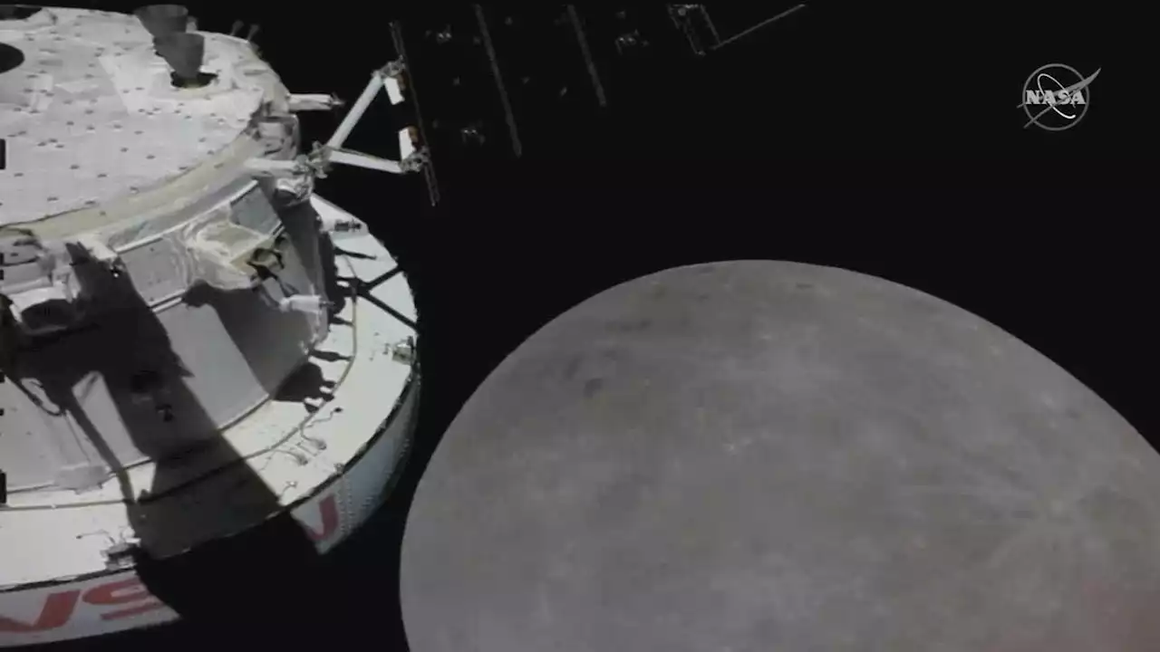 Orion space capsule passes within 80 miles of Moon’s surface