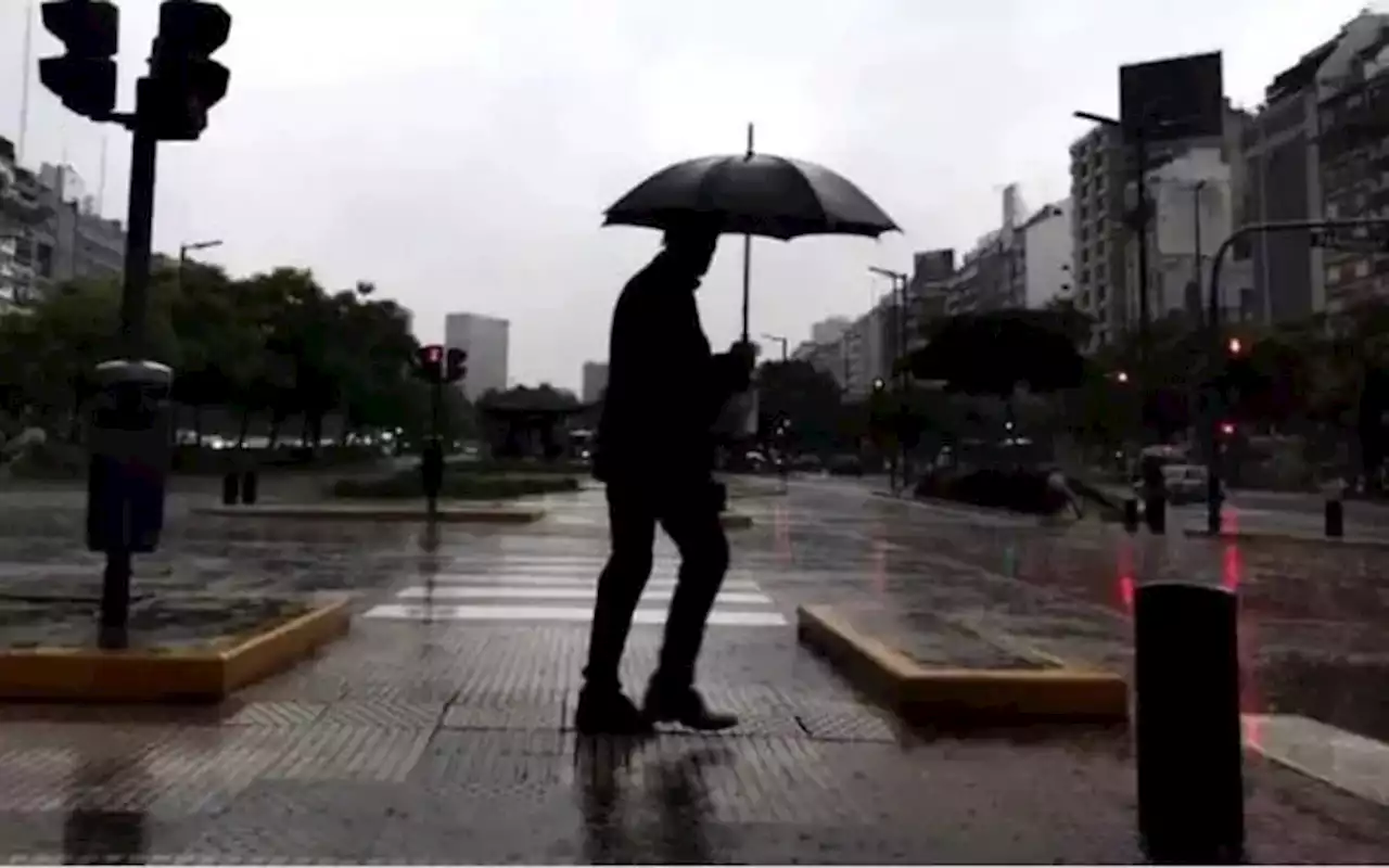 Emiten una alerta de corto plazo por lluvias intensas para la Ciudad y alrededores