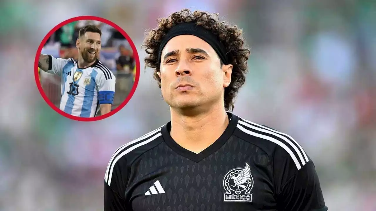 Guillermo Ochoa se 'deslumbra' antes de enfrentar a Messi en Qatar 2022