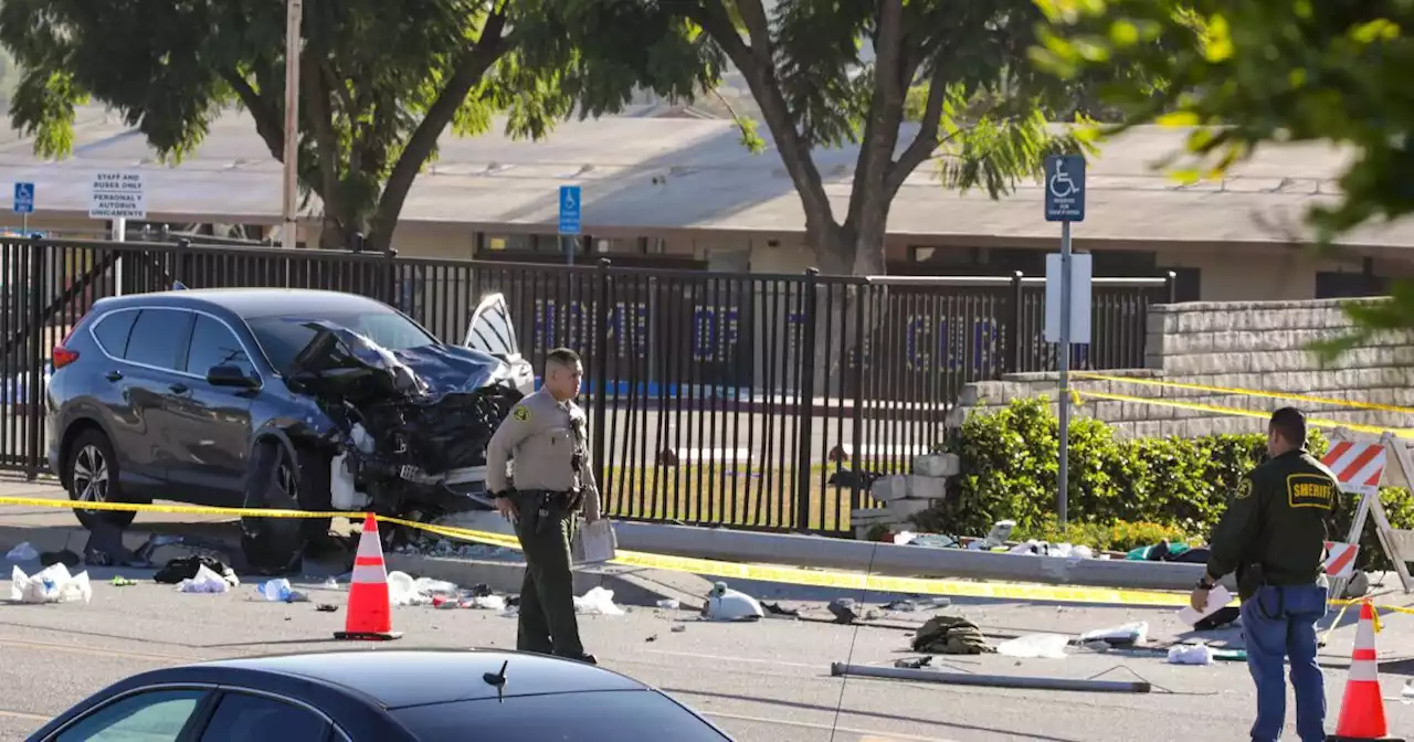 Sheriff's recruit in grave condition; one of 25 trainees hit by car in South Whittier