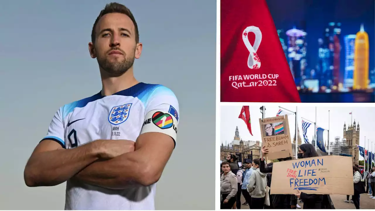 Harry Kane could miss England's final World Cup group game as FIFA threaten to book captains wearing OneLove armband