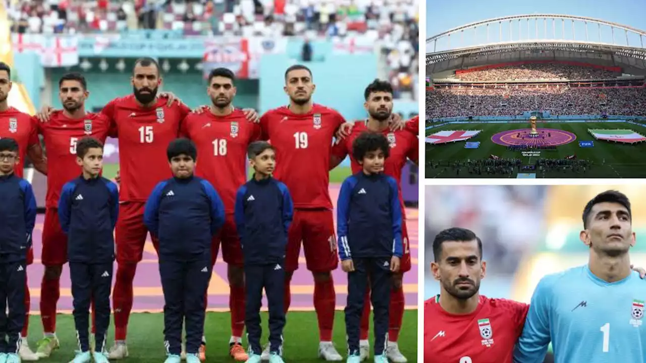 Iran players fall silent during national anthem after months of anti-regime protests back home