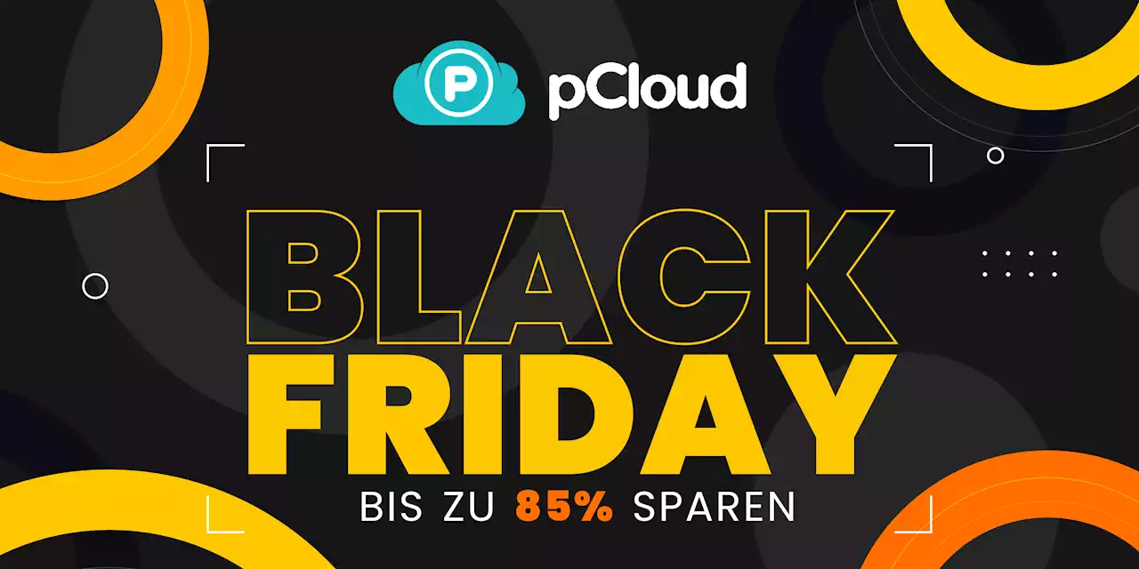 Black Deal von pCloud: Lebenslange Cloud bis zu -85 % rabattiert