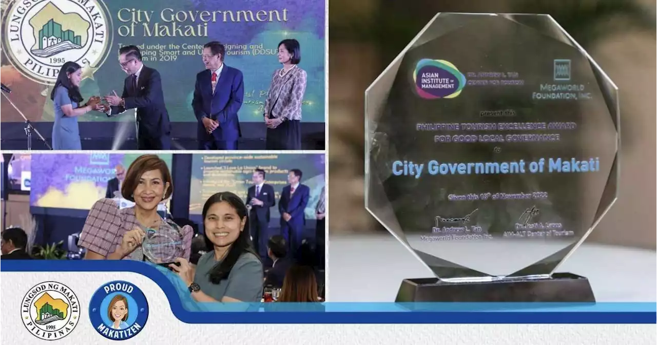 Makati City wins AIM's tourism award