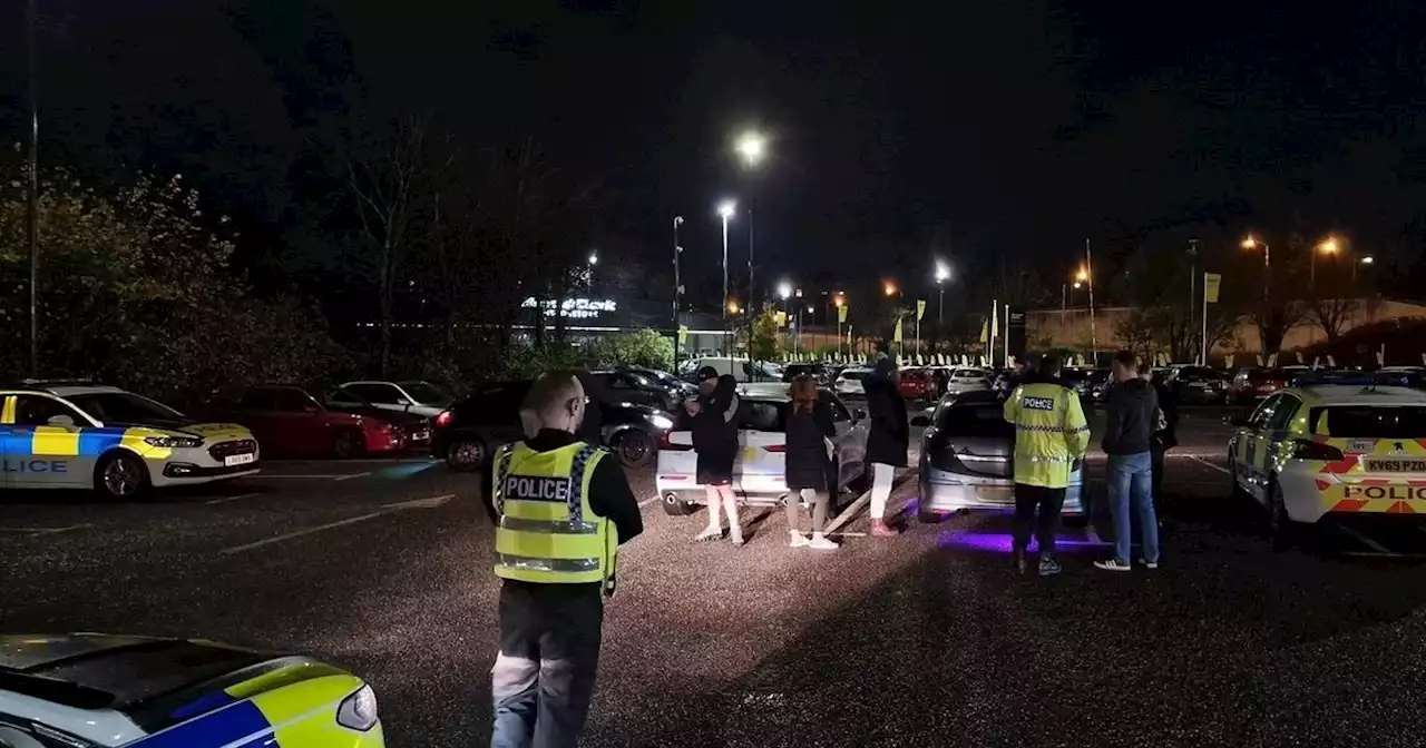 Arrests at car meet as police disperse 60 vehicles and crowd