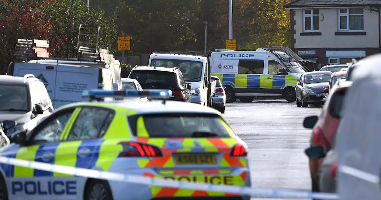 Man arrested as armed police descend after shooting and Jeep smashing into home