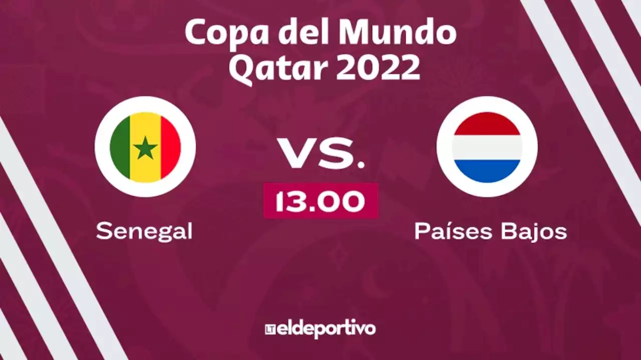 Senegal vs Países Bajos por el Mundial de Qatar 2022: horarios, formaciones y TV