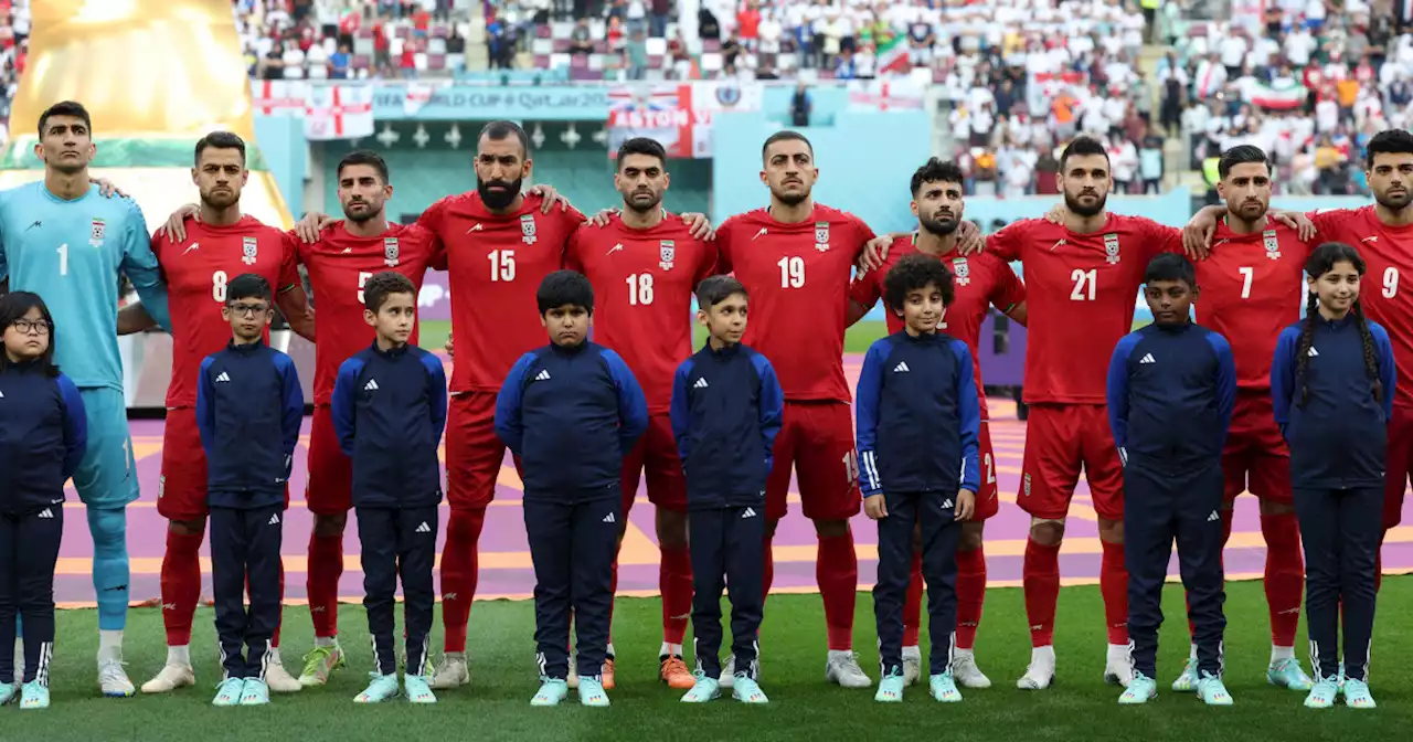 Iran soccer team silent during national anthem at World Cup game