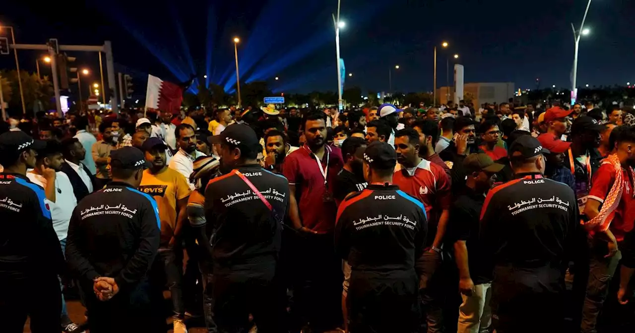 Qatar World Cup chaos as riot police deployed into fan zone