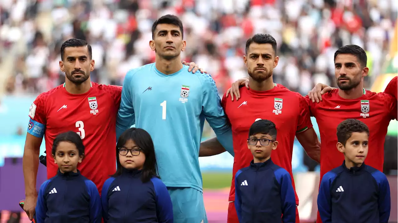 In an apparent protest, Iran's World Cup players refuse to sing the national anthem