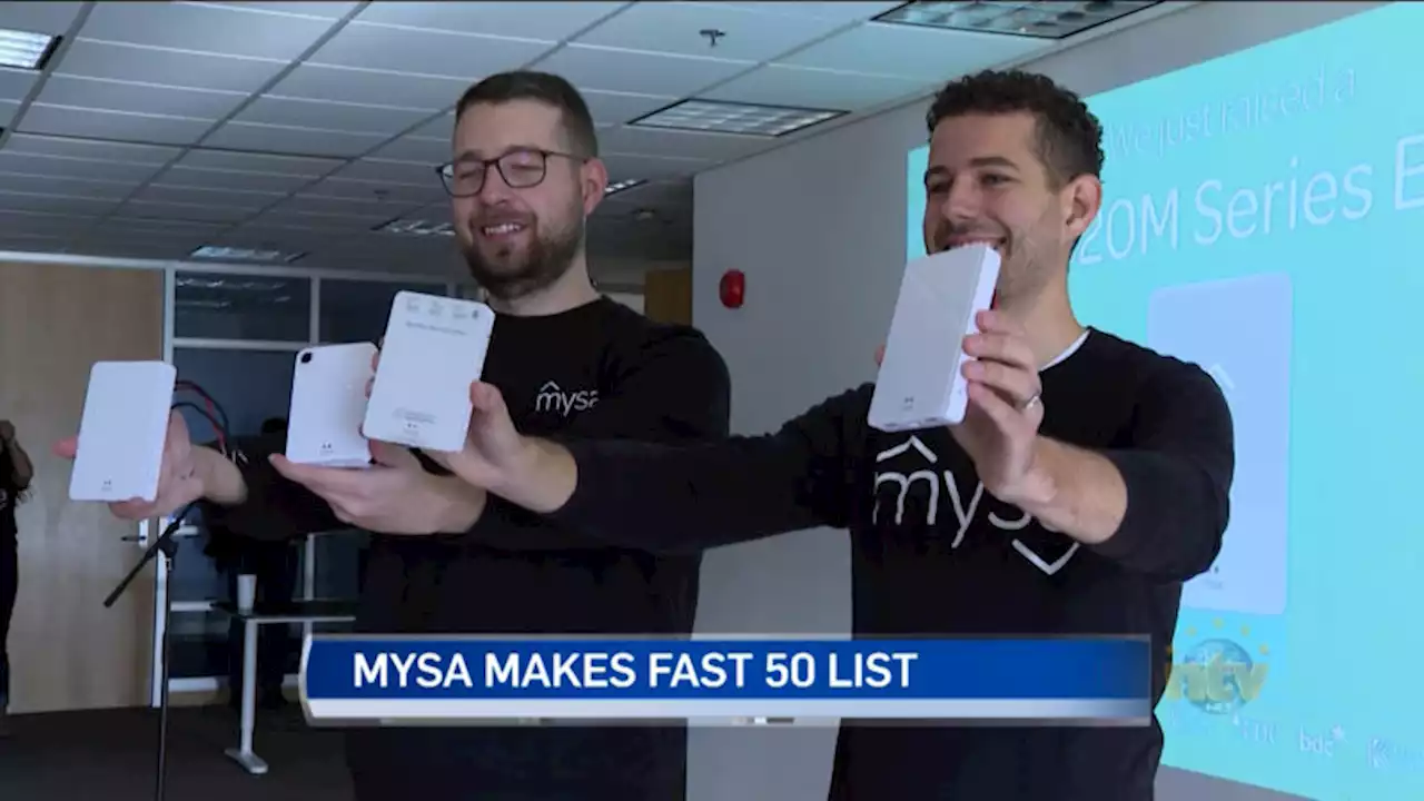 Local tech company Mysa recognized on Deloitte’s Fast 50 list