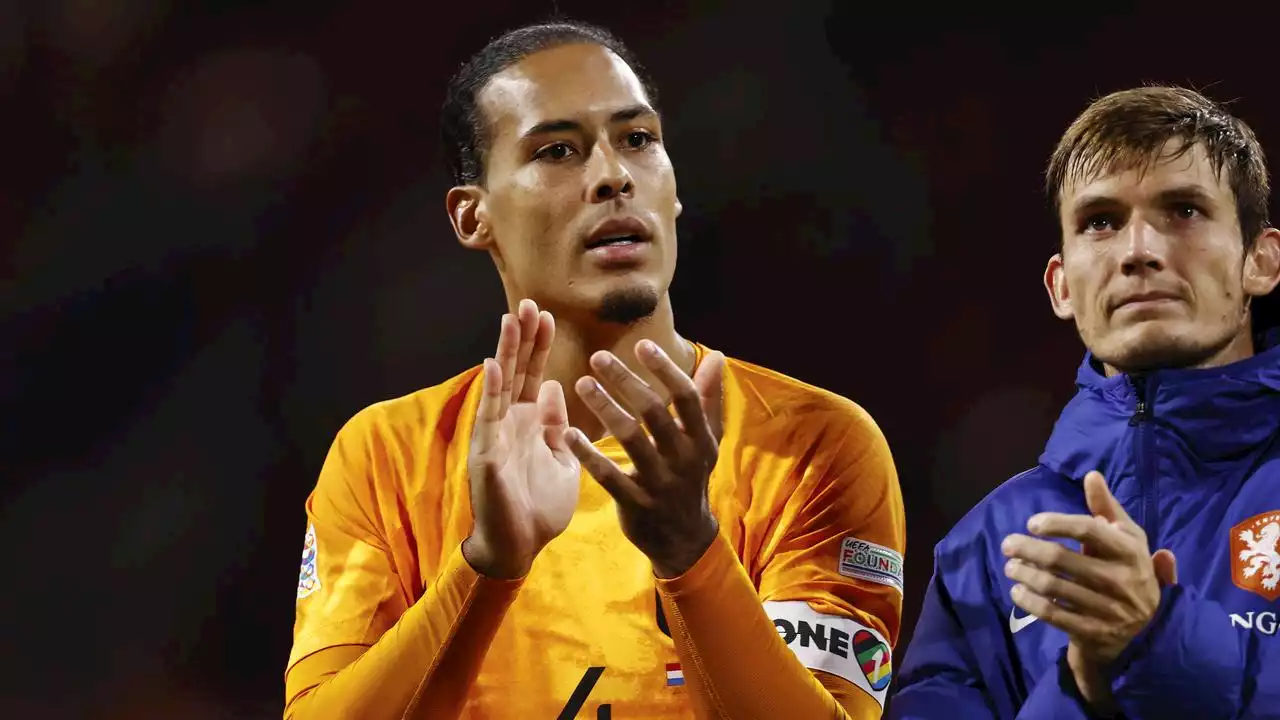 KNVB laat Van Dijk OneLove-band toch niet dragen uit vrees voor straf van FIFA