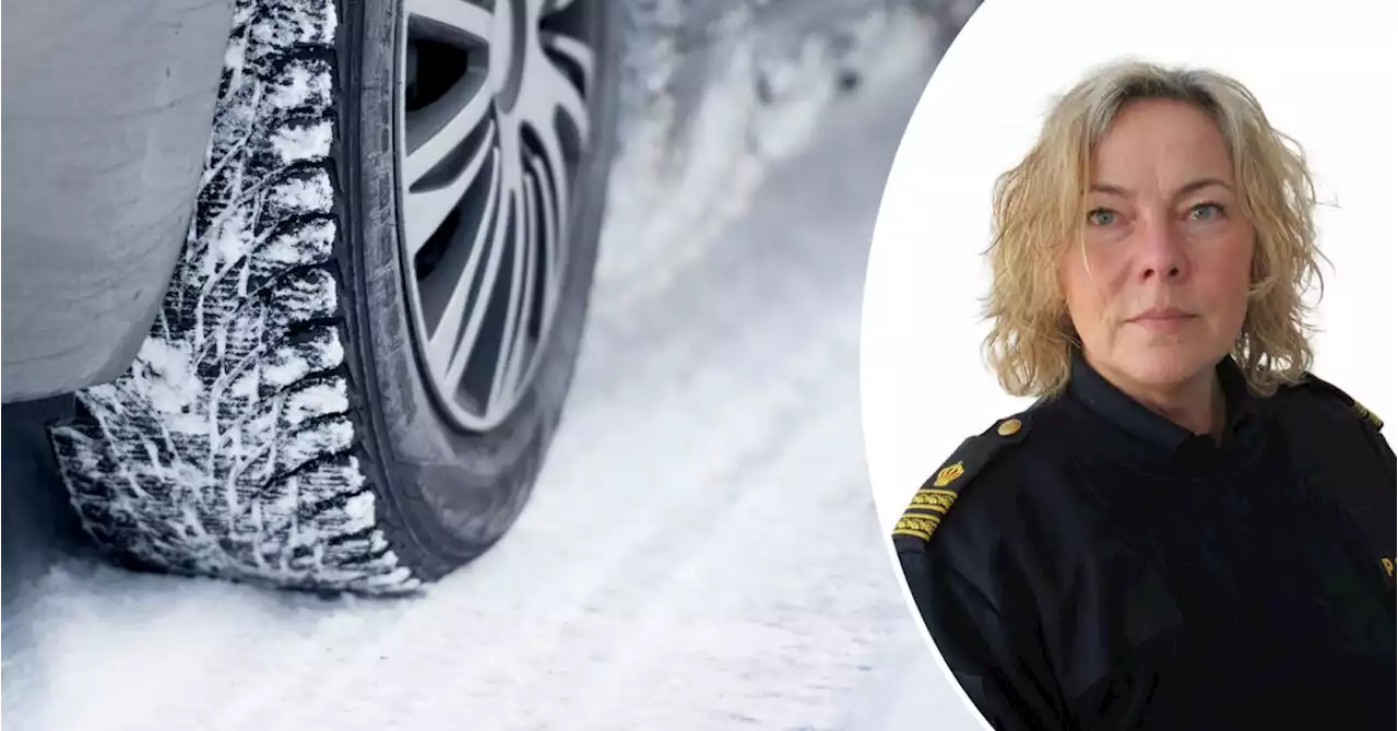 Polisens uppmaning efter första snön: ”Tänk dig för om det är halt ute”