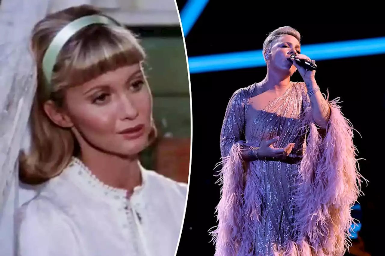 Pink honors Olivia Newton-John with ‘devoted’ performance at 2022 AMAs