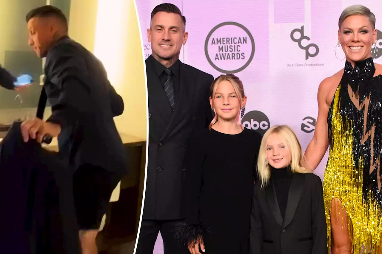 Pink’s husband Carey Hart rips pants ahead of AMAs 2022: ‘Attack of the booty’