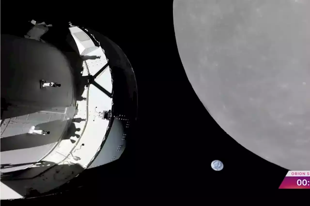 NASA’s Orion capsule buzzes the moon, taking a last big step before lunar orbit