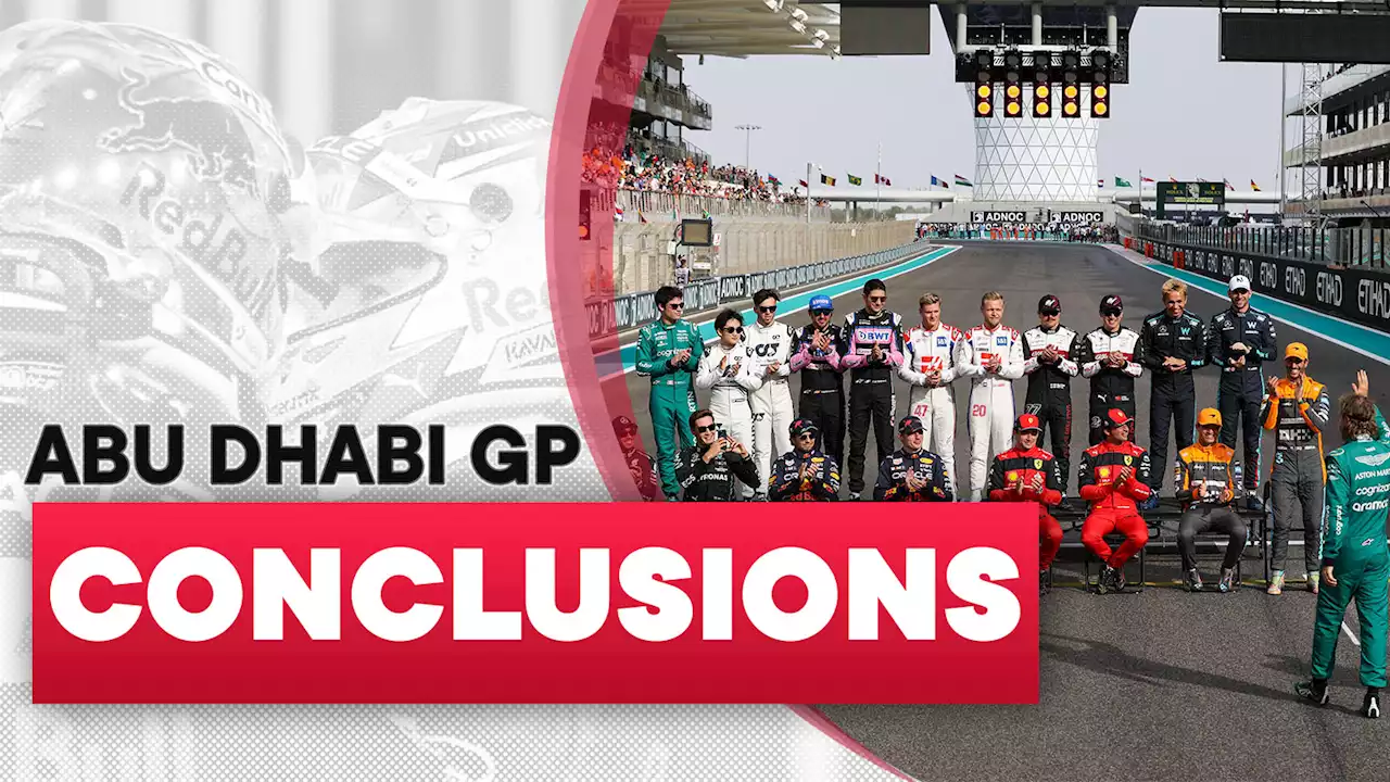 Conclusions from F1 2022's season-ending Abu Dhabi Grand Prix