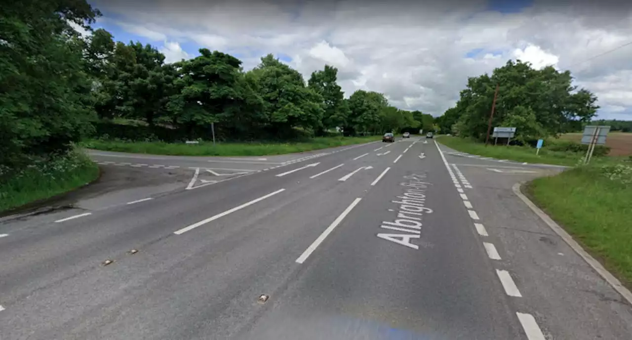 Cyclist dies in collision near Albrighton