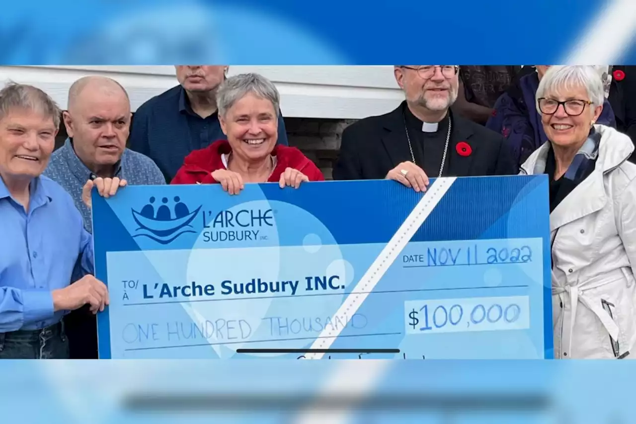 L’Arche Sudbury receives big donation from bishop’s foundation