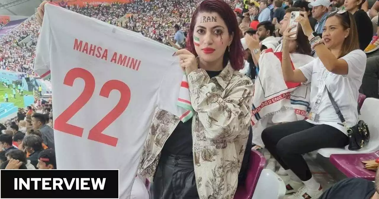 'There's so much brutality': Meet the Iranian woman who made brave protest at World Cup match