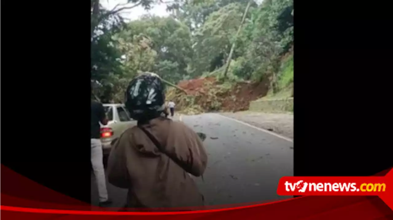 Dampak Gempa Cianjur, Jalur Alternatif Cianjur-Bogor Tertutup Longsor