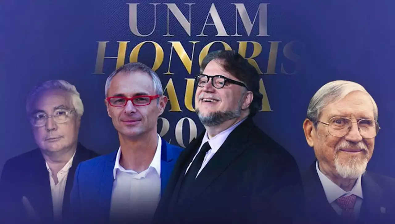 Trayectorias admirables de cuatro honoris causa por la UNAM