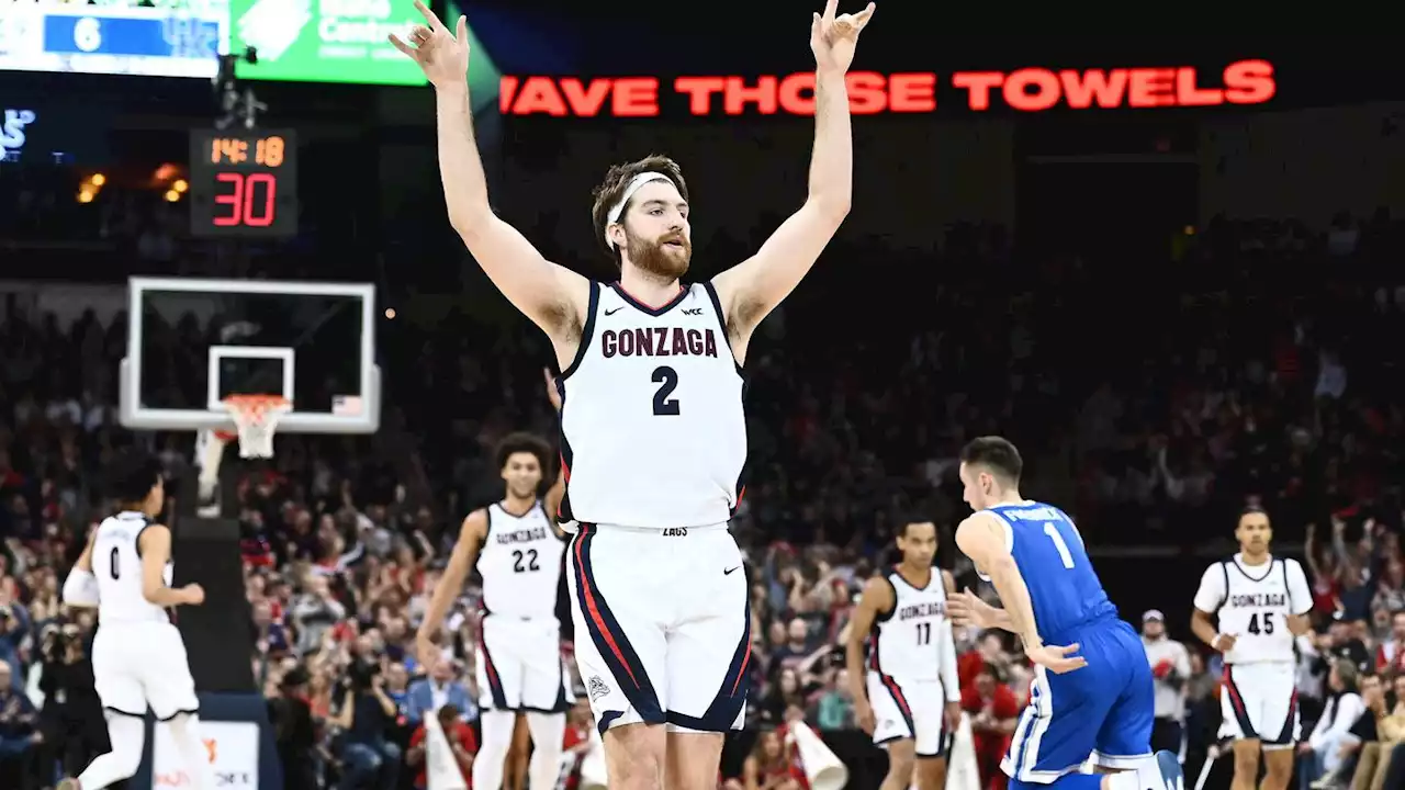 Drew Timme leads No. 2 Gonzaga rolling past No. 4 Kentucky for huge bounce back win