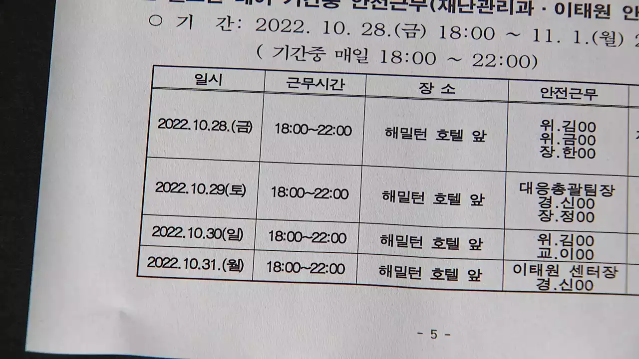 용산경찰서장·소방서장 특수본 출석...1차 책임 규명 '분수령'