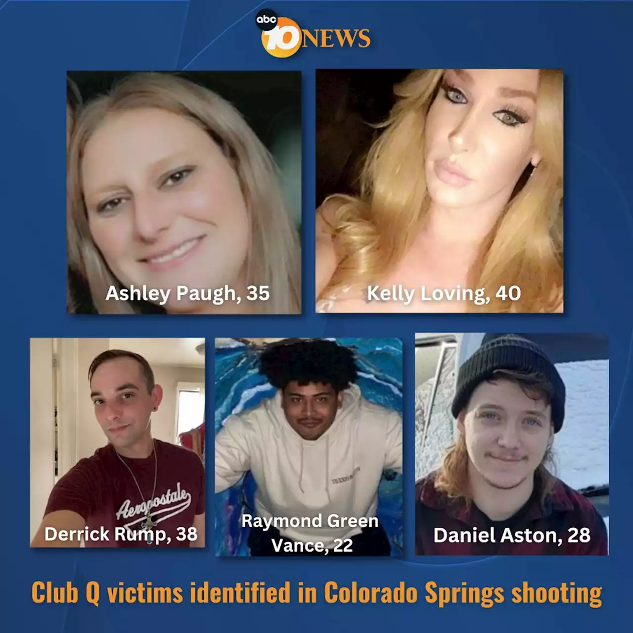 Club Q victims identified in Colorado Springs mass shooting