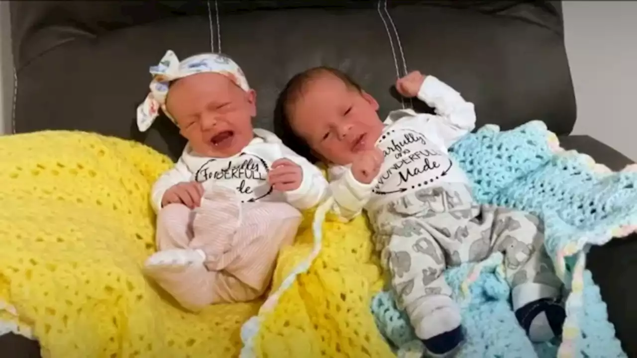 Parents welcome twins born from embryos frozen 30 years ago