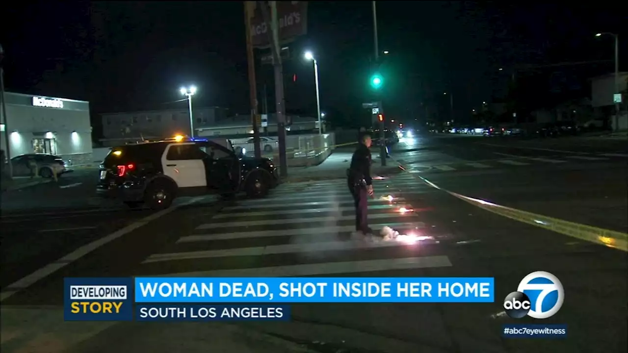 Woman shot to death inside South Los Angeles apartment, police say