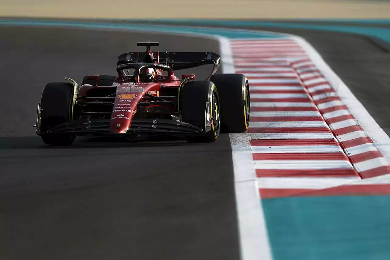 Sainz leads Ferrari 1-2-3 in Abu Dhabi F1 post-season test day