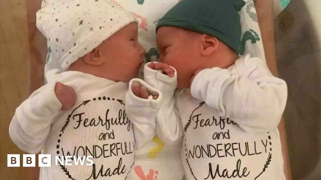 Twins born from embryos frozen 30 years ago