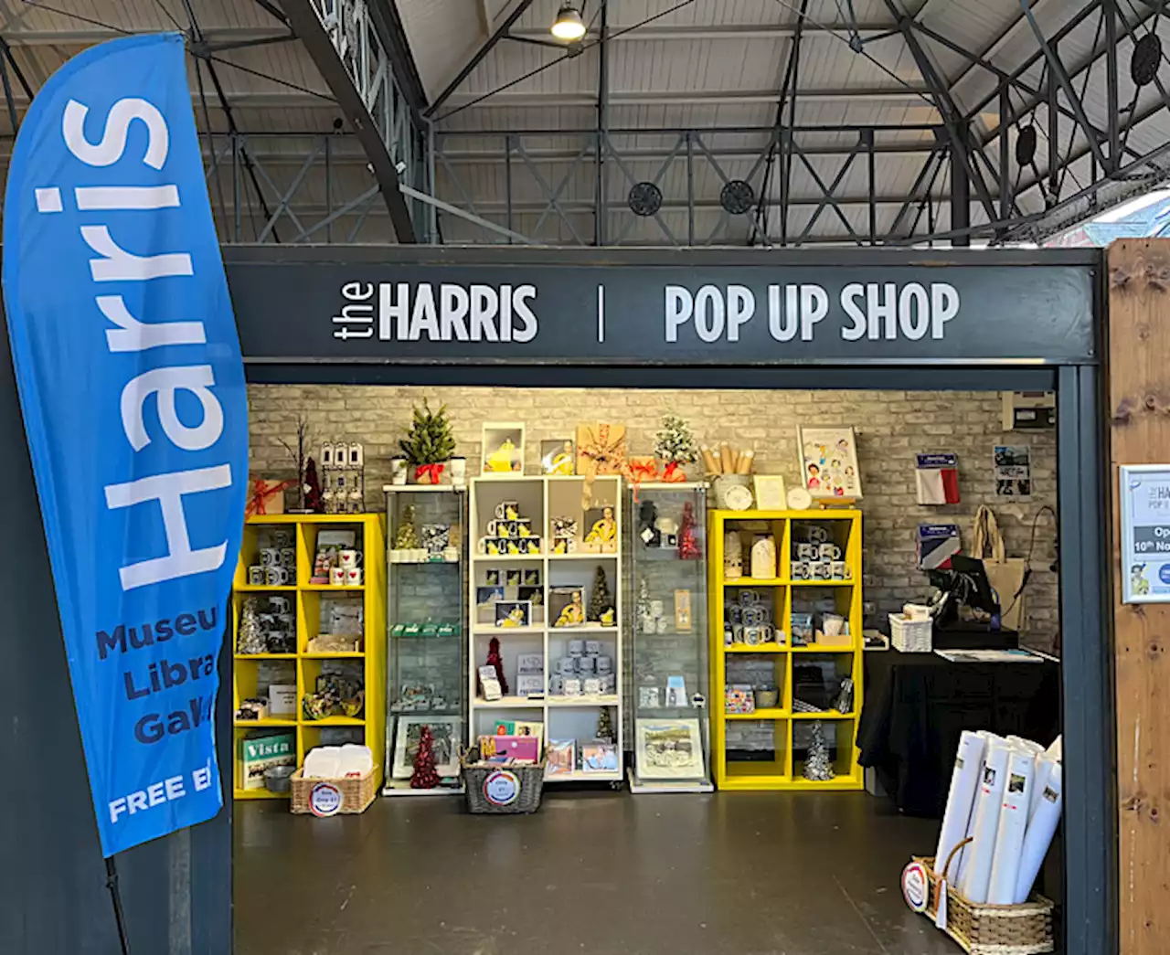 The Harris Pop-Up Shop opens for Christmas at Preston Markets