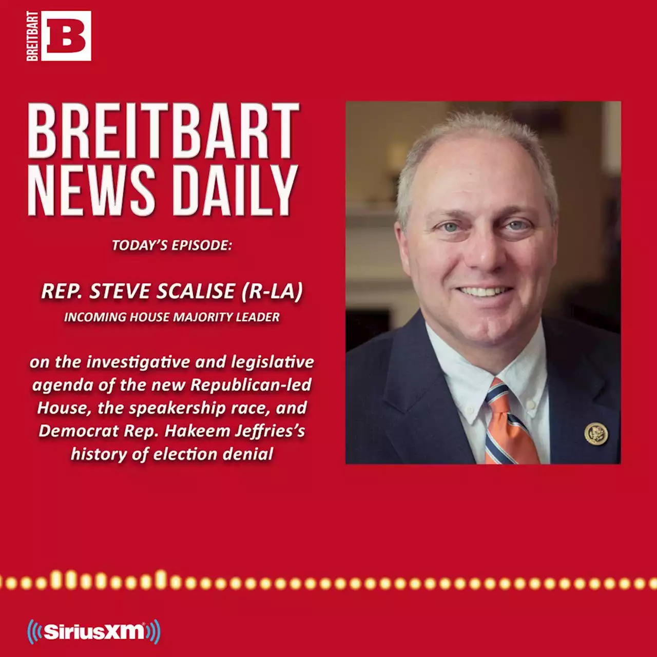 Breitbart News Daily Podcast Ep. 266: Woke Warrior Down! Disney Fires Bob Chepak; Guest: Rep. Steve Scalise on GOP's House Agenda